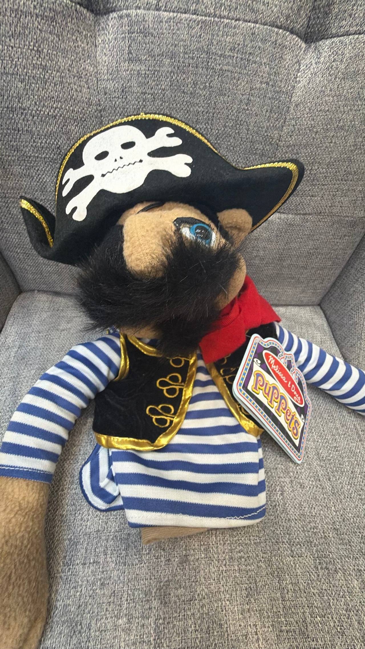 Melissa & Doug Pirate Puppet with Detachable Wooden Rod