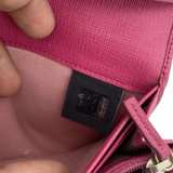 Fendi Zucca Pink and Brown Continental Wallet - Image 7