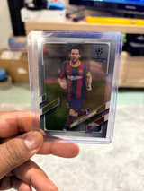 2020-21 Topps Chrome UEFA Champions League Lionel Messi Card - Image 1
