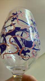 Lilly Pulitzer Nautical Anchor Wine Glasses - Image 4
