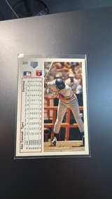 Upper Deck 1991 Alan Trammell Detroit Tigers #223 Baseball Card - Image 2