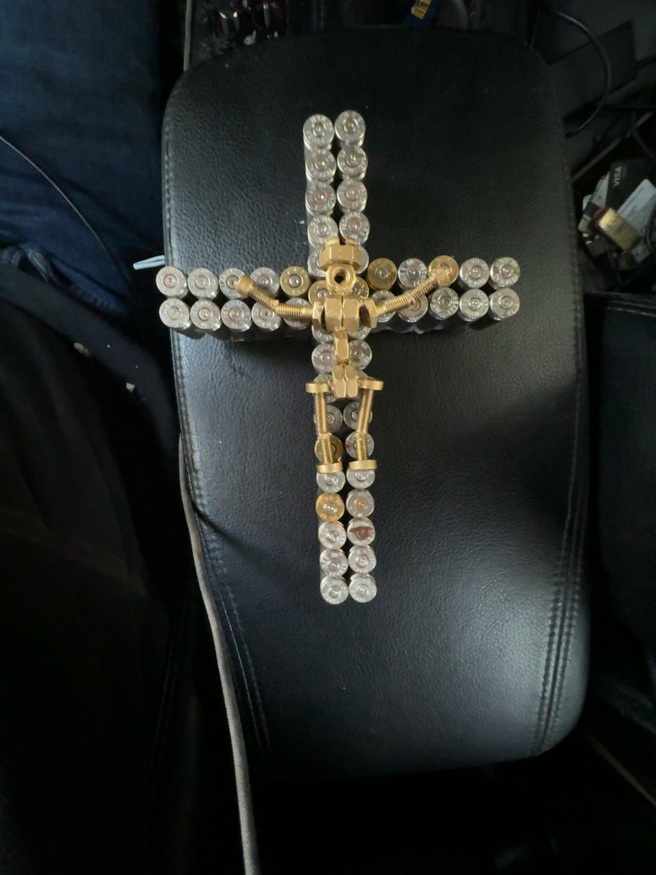 Shell casing Jesus Cross