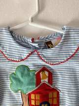 Banana Split Kids Schoolhouse Applique Dress size 4T - Image 6
