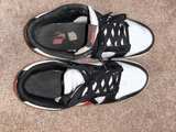 Nike Dunk Low Black White Orange - Image 3