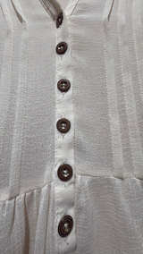 Anthropologie Akimi + Kin Desert Dazed Mini Dress Ivory: S - Image 2