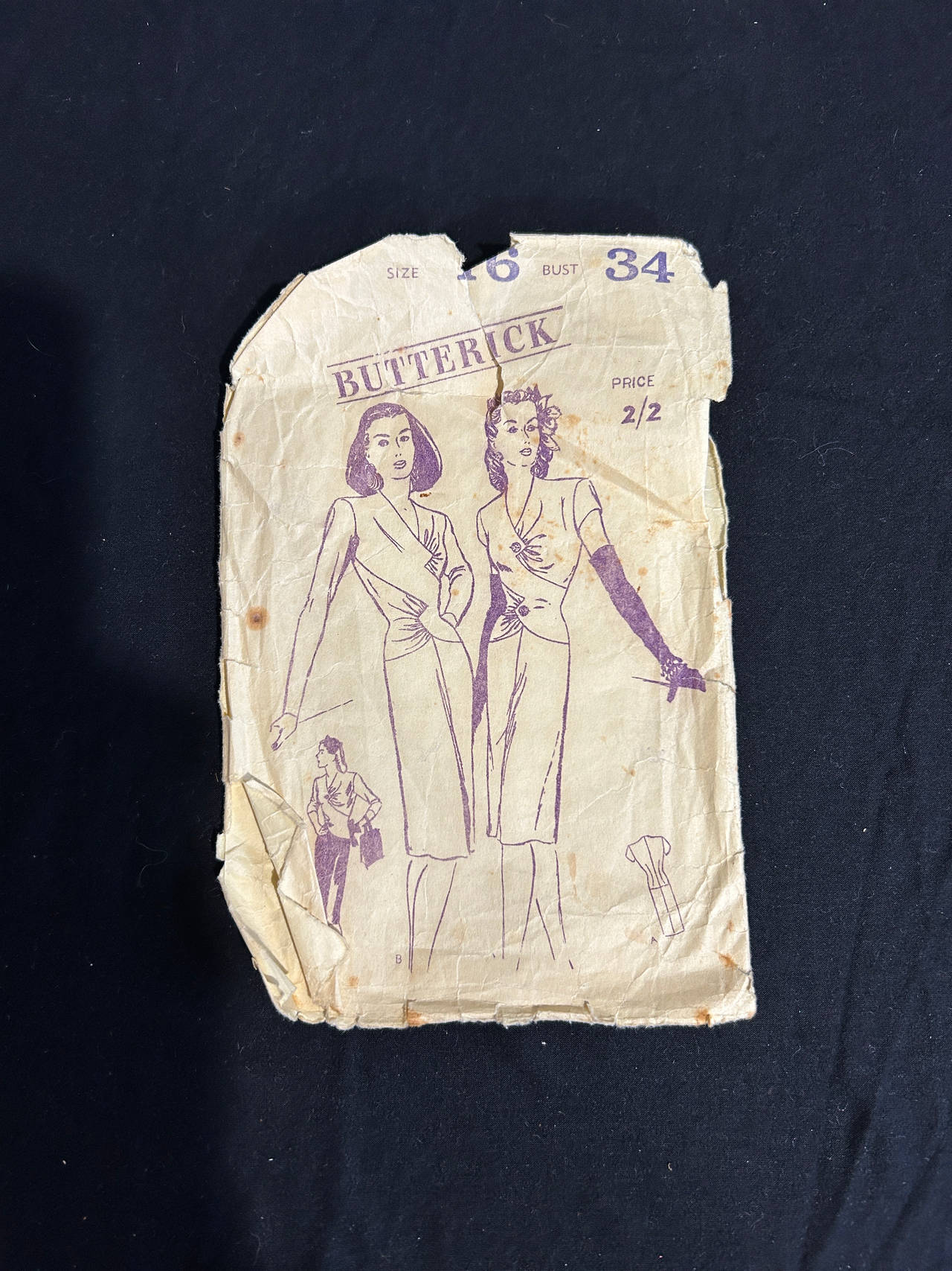 Butterick Vintage Sewing Pattern