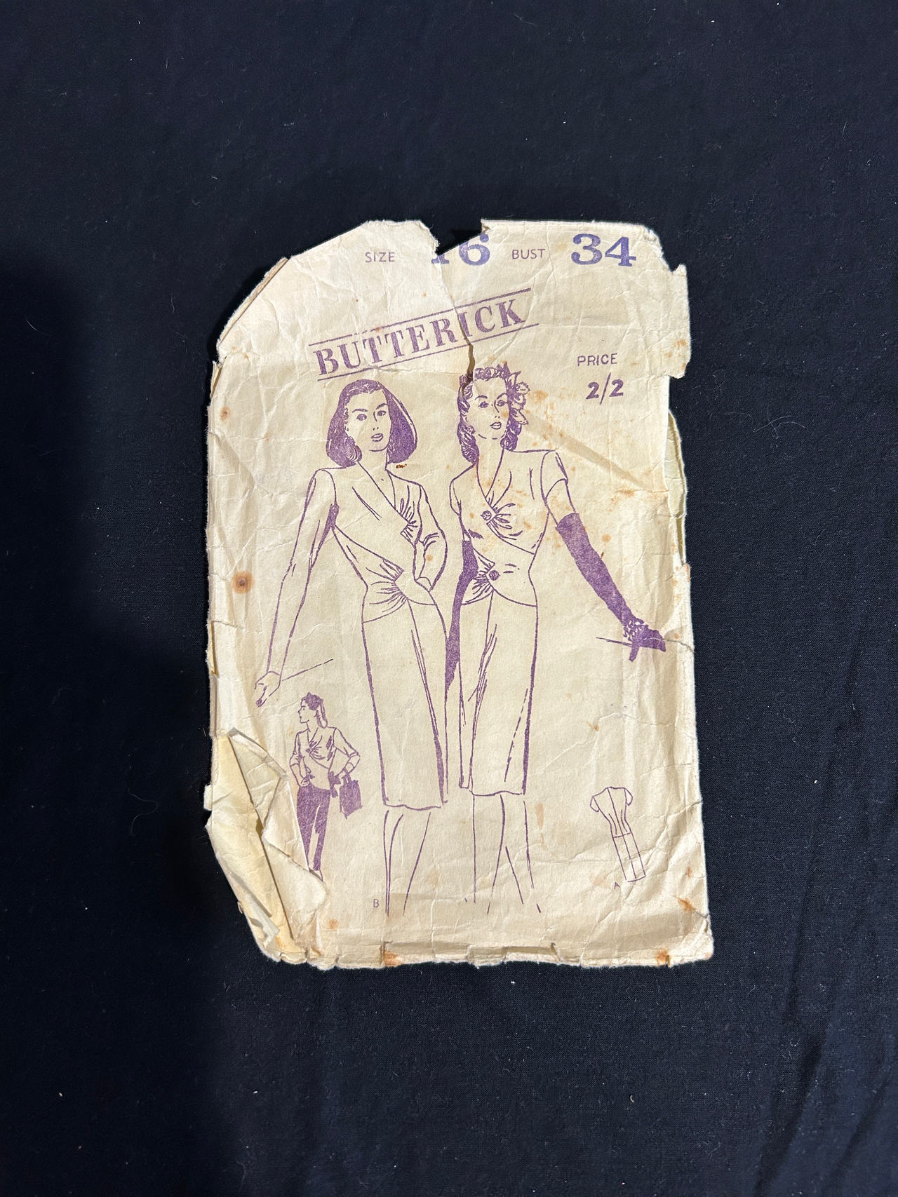 Butterick Vintage Sewing Pattern