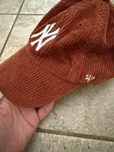 New Era New York Yankees Corduroy Baseball Cap Brown - Image 4
