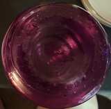 Vintage Purple Bubble Glass Vase - Image 2