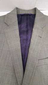 Ted Baker Light Gray Sport Coat with Purple Lining - Image 4