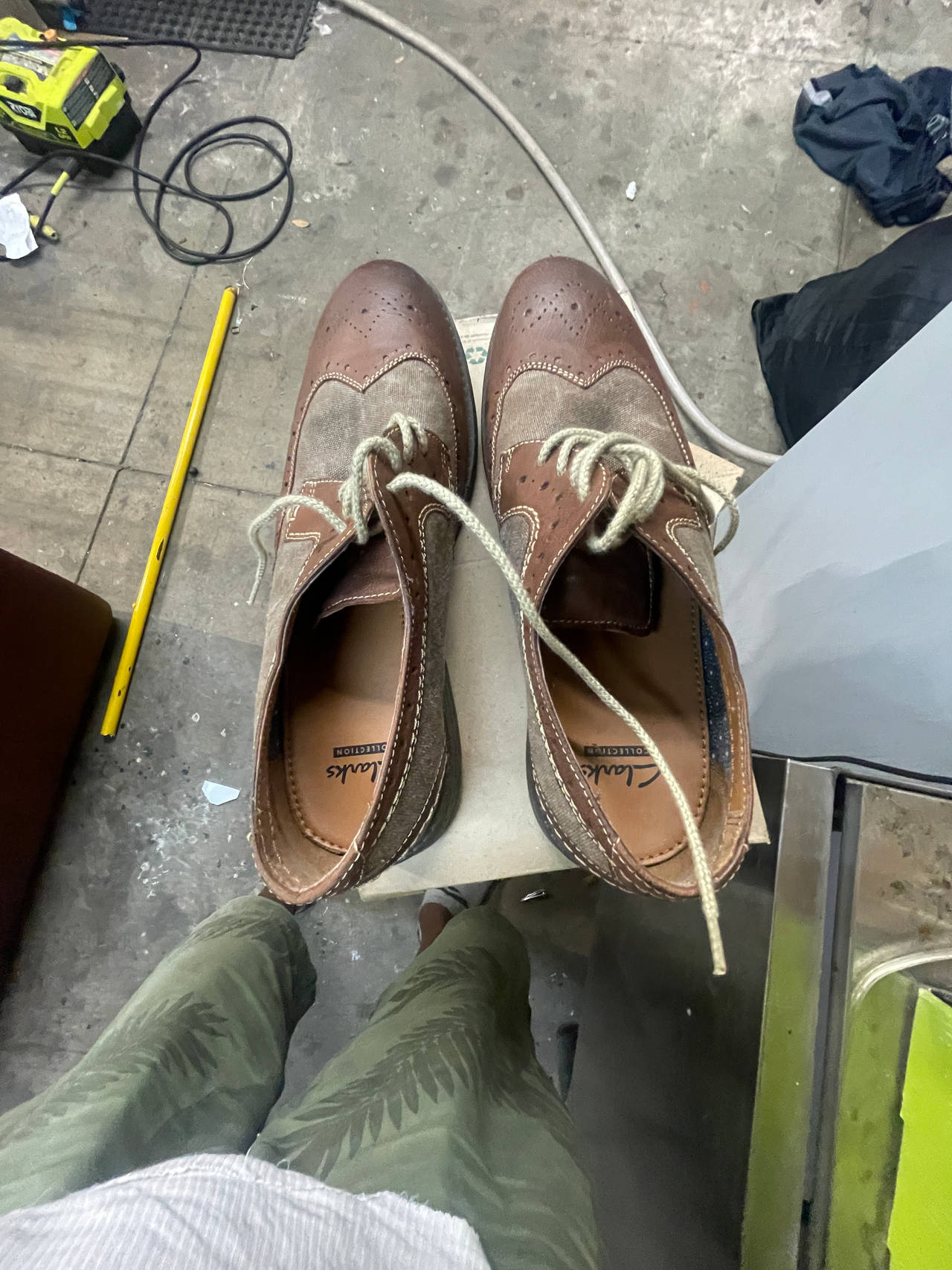 Clarks Brogue Oxford Shoes