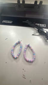 Multicolor Handmade Clay Bead Bracelet - Image 2