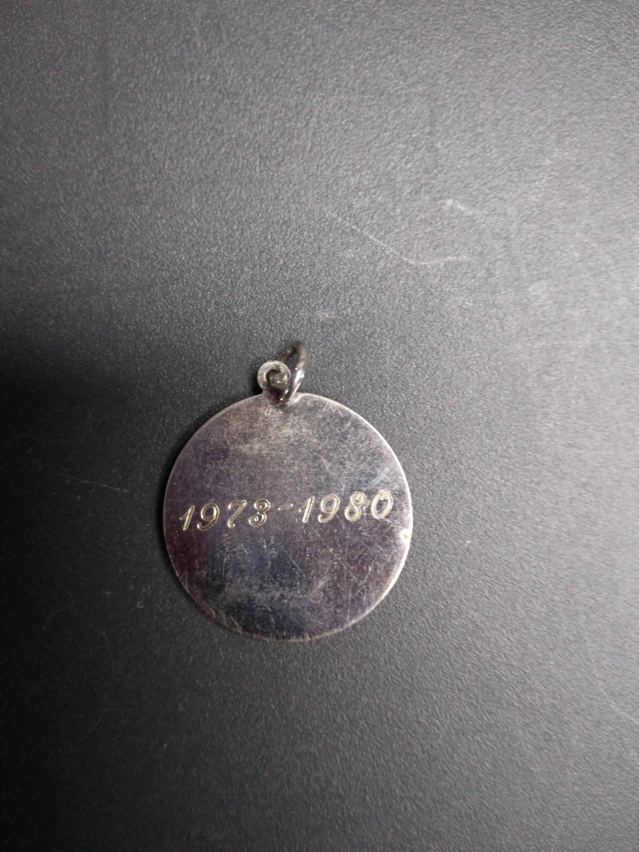 Vintage SUNY Brockport Sterling Silver Seal Pendant