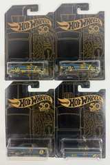 Hot Wheels 50th Anniversary Black Gold Lot (4) Impala Dart Ranchero Sealed - Image 1