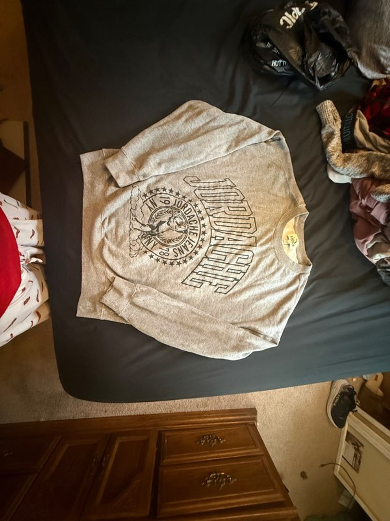 Jordache Horse Logo Crewneck Sweatshirt