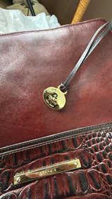Brahmin Leather Crossbody Bag with Croc Embossing - Image 2