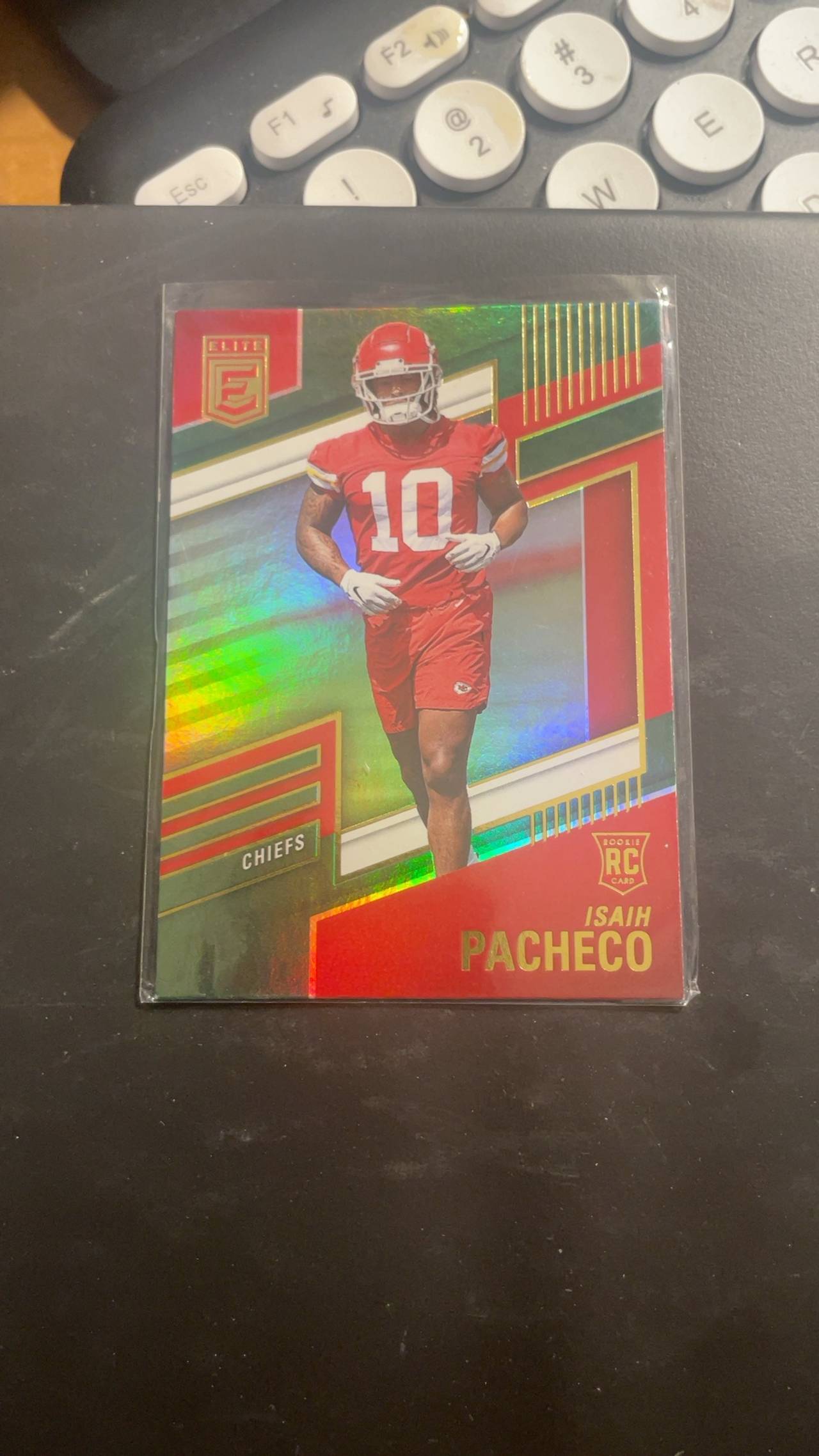 Panini Donruss Elite Isiah Pacheco 2022 Rookie Card