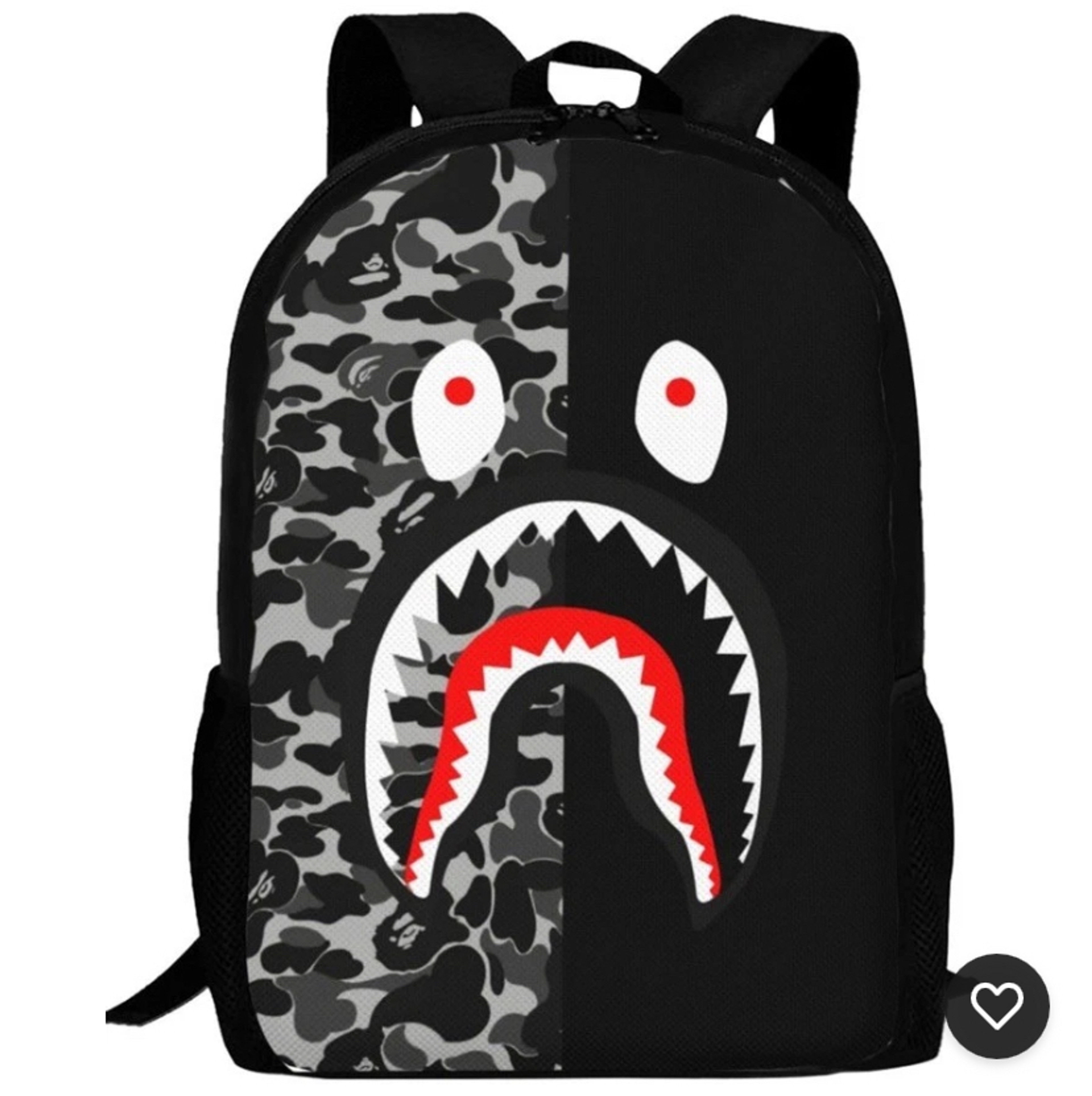 Shark Camo Split Backpack