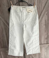 NWT Luvamia White Wide Leg Raw Hem Jeans Medium - Image 1