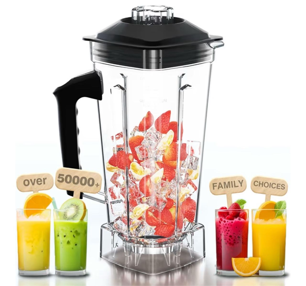 WantJoin Blender Cup ONLY for WantJoin 200D Ice Blenders,Spare Pitcher 