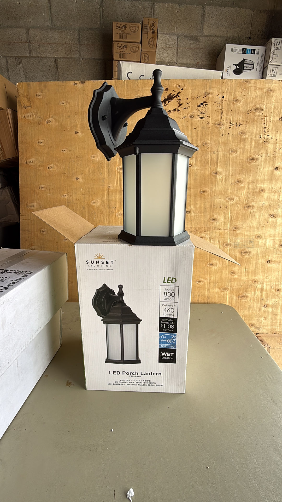 Sunset Lighting LED Porch Lantern