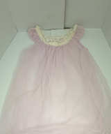 Vintage Pink Sheer Lace Double Layer Nightgown Large - Image 1