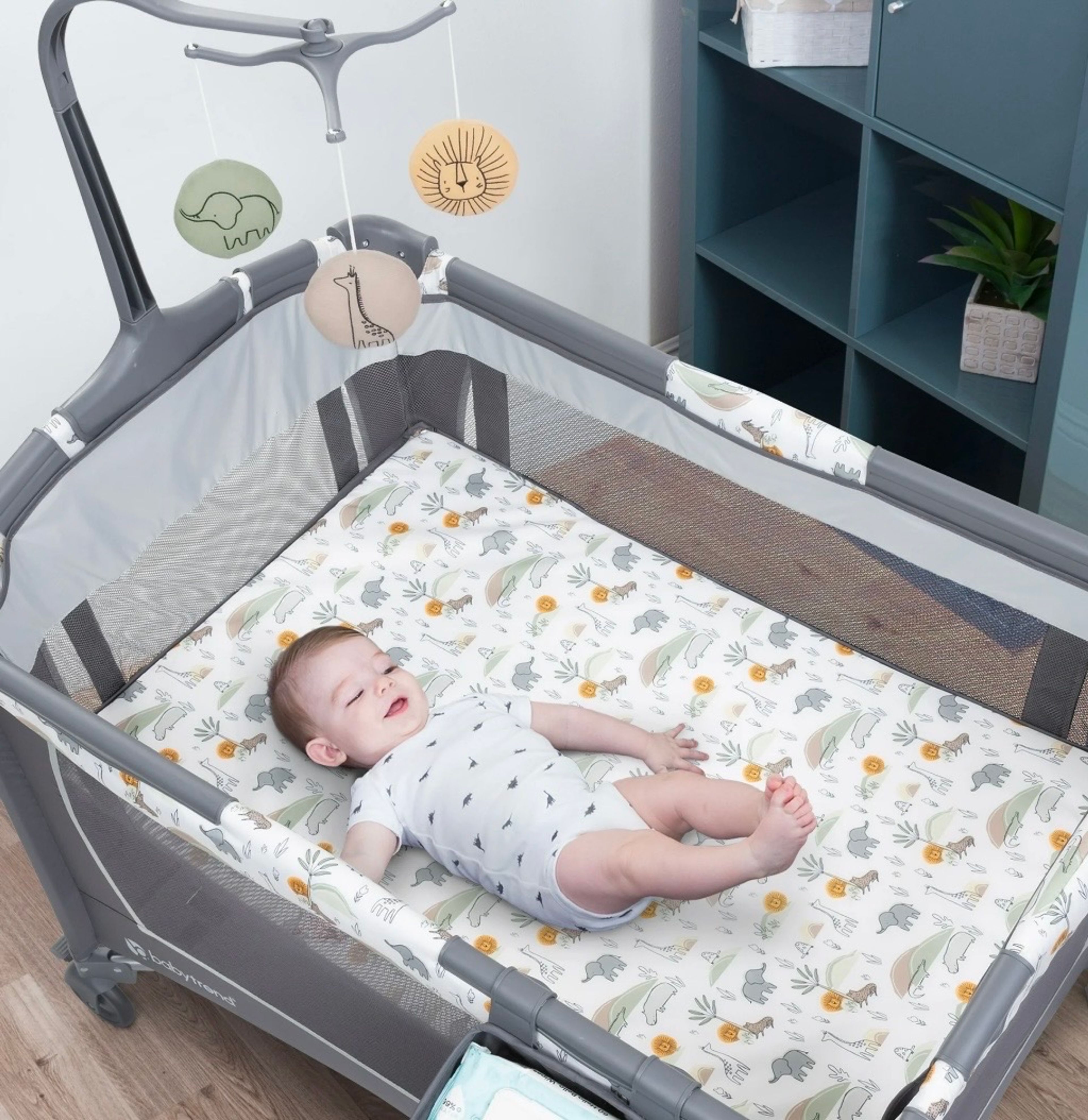 Baby Trend Nursery Center Playard - Animal Jubilee NEW - Image 7