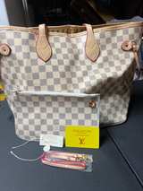Louis Vuitton Neverfull MM Damier Azur - Image 1