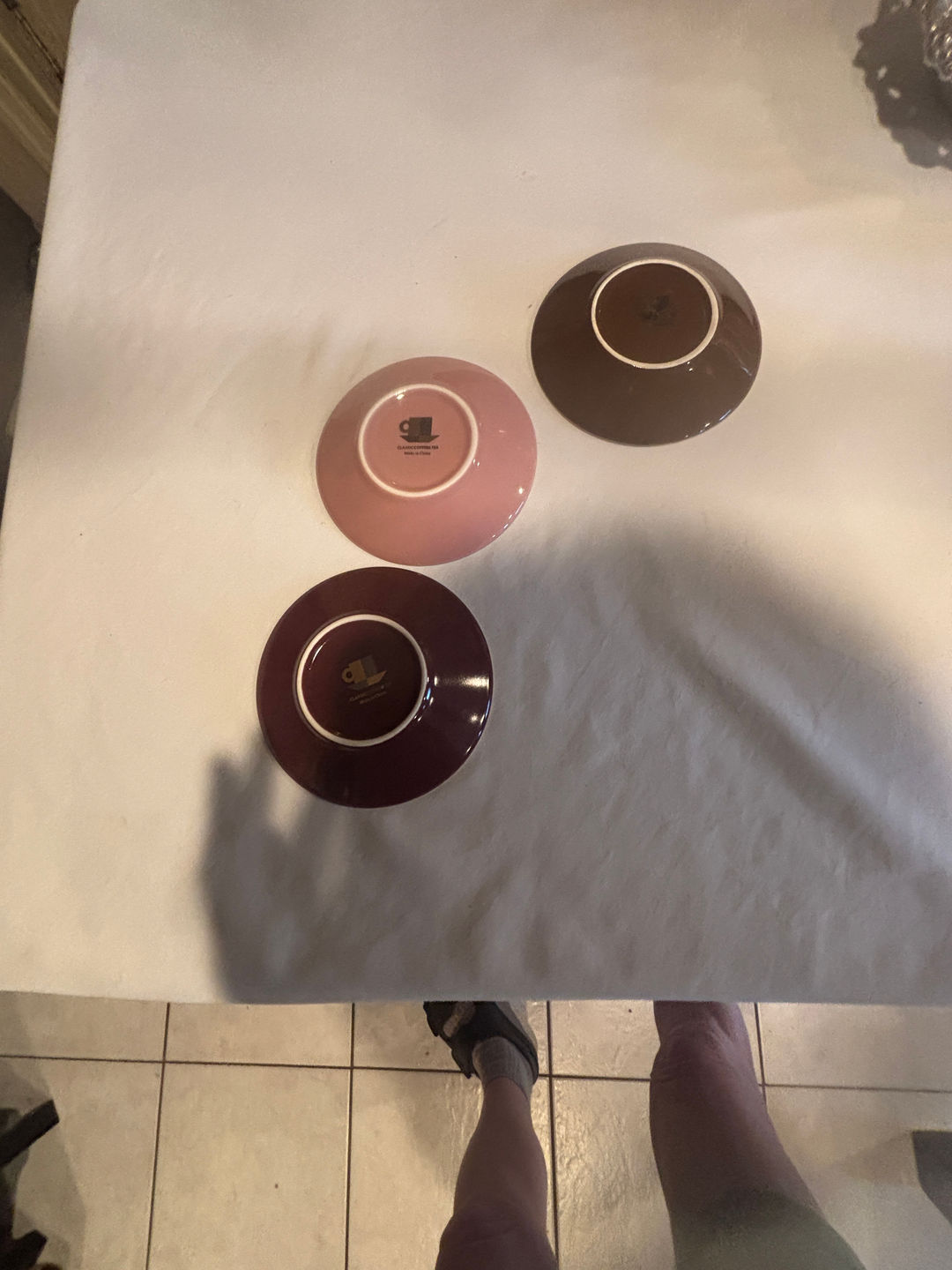 Classic Coffee & Tea Casual China Saucers