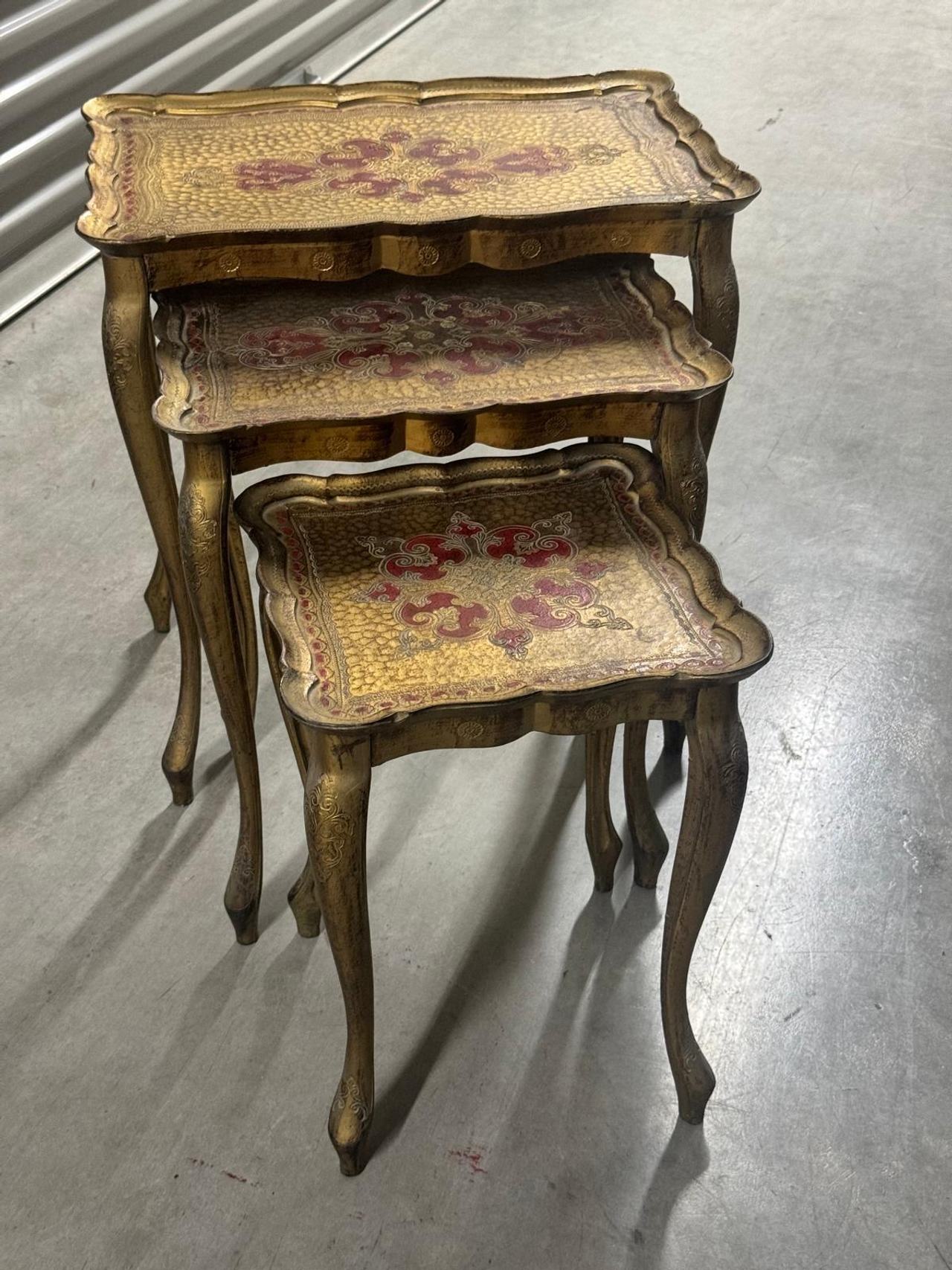 Italian Florentine Nesting Tables