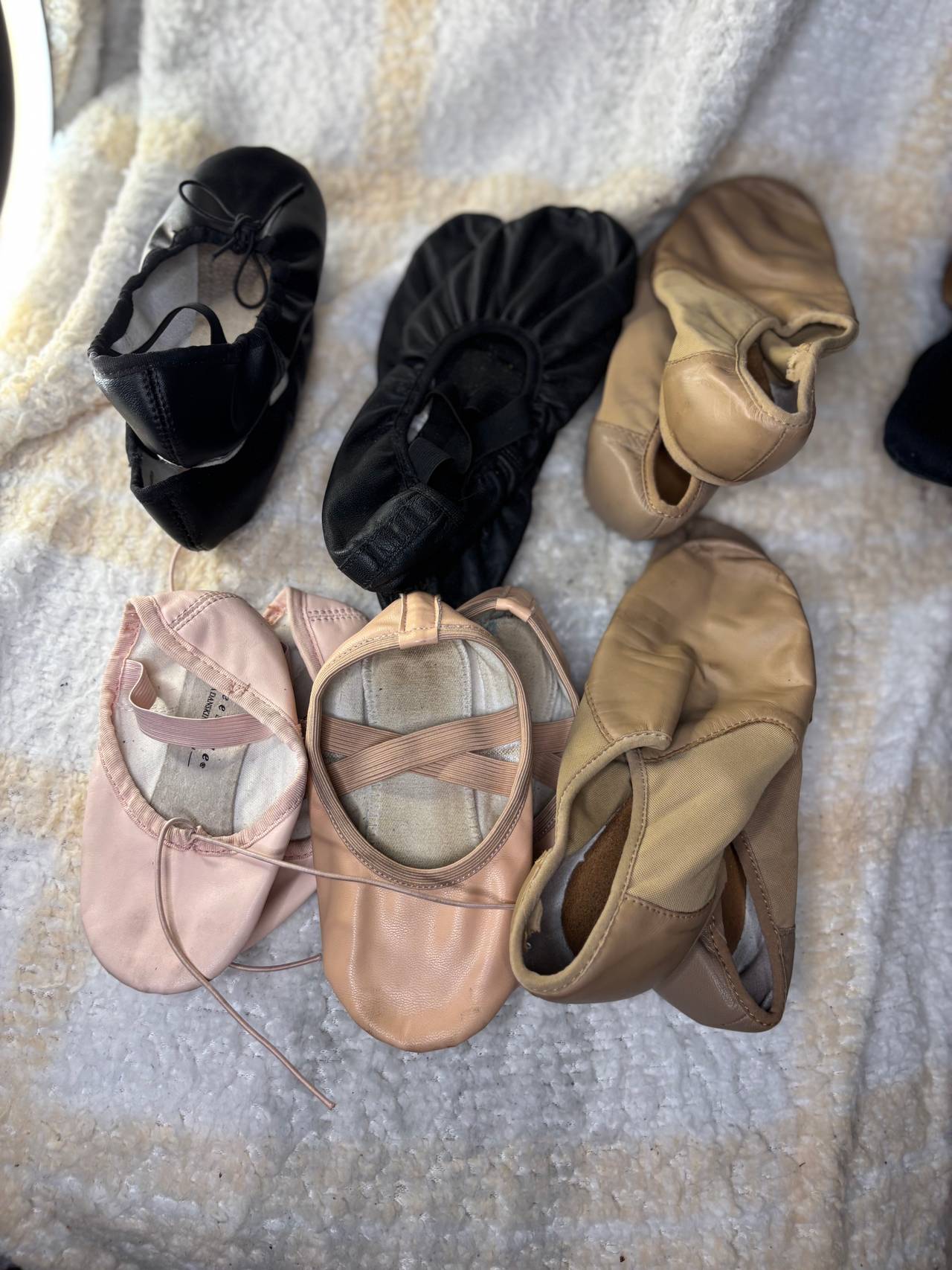 Assorted Ballet and Jazz Dance Shoes Lot