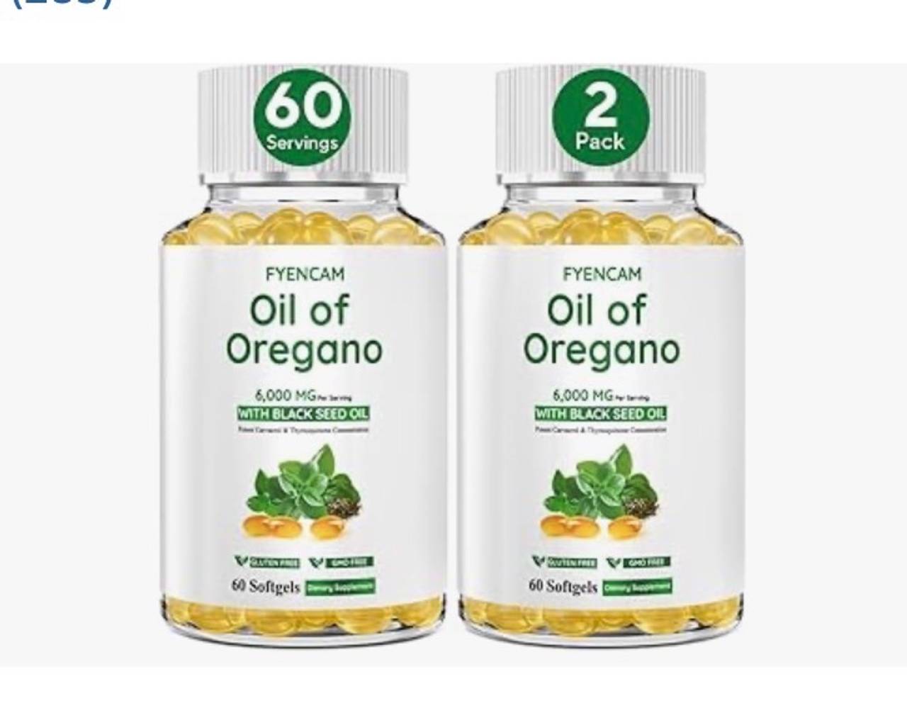 FYENCAM Oil of Oregano with Black Seed Oil