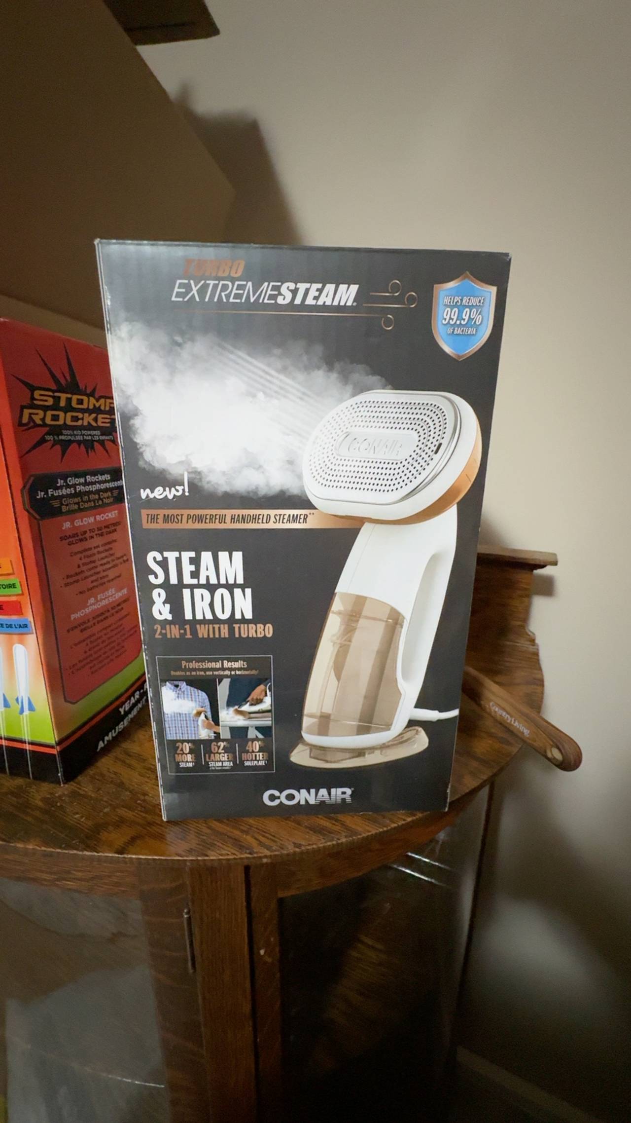 Conair Turbo ExtremeSteam 2-in-1 Handheld Garment Steamer & Iron