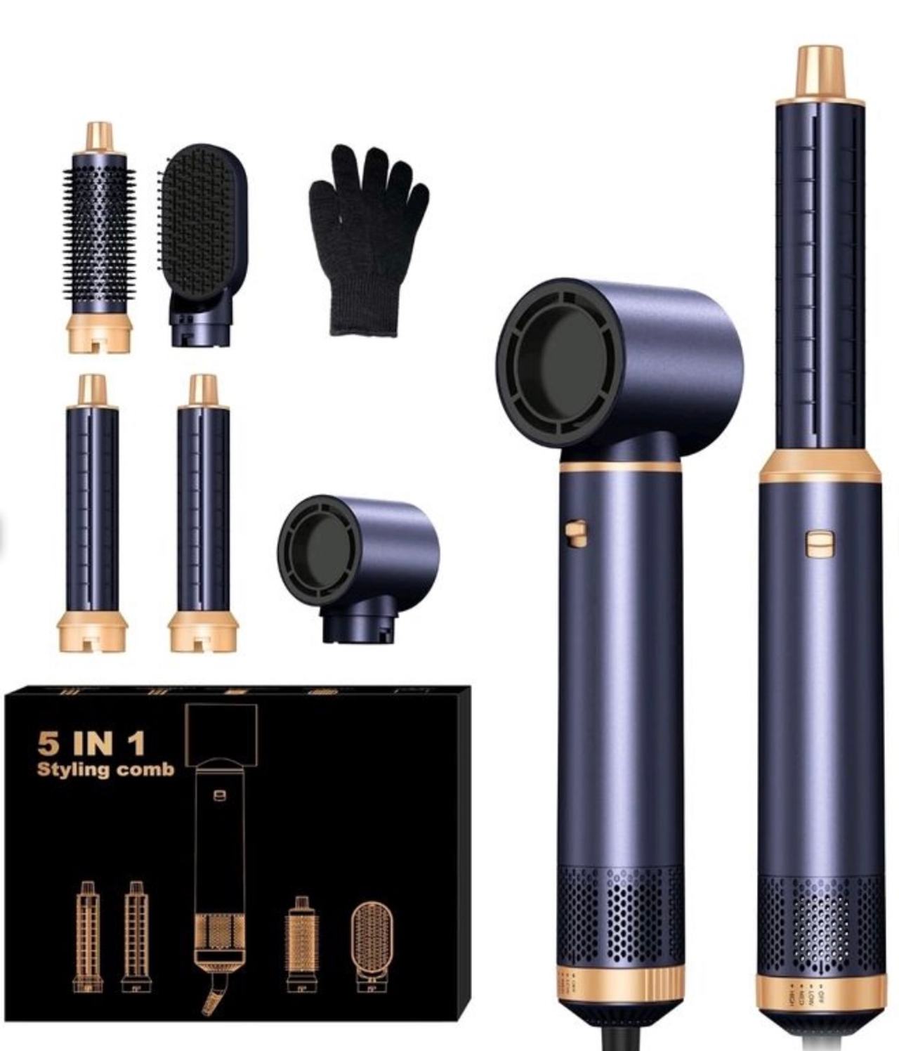 5 in 1 Hair Styler and Hot Air Brush Set