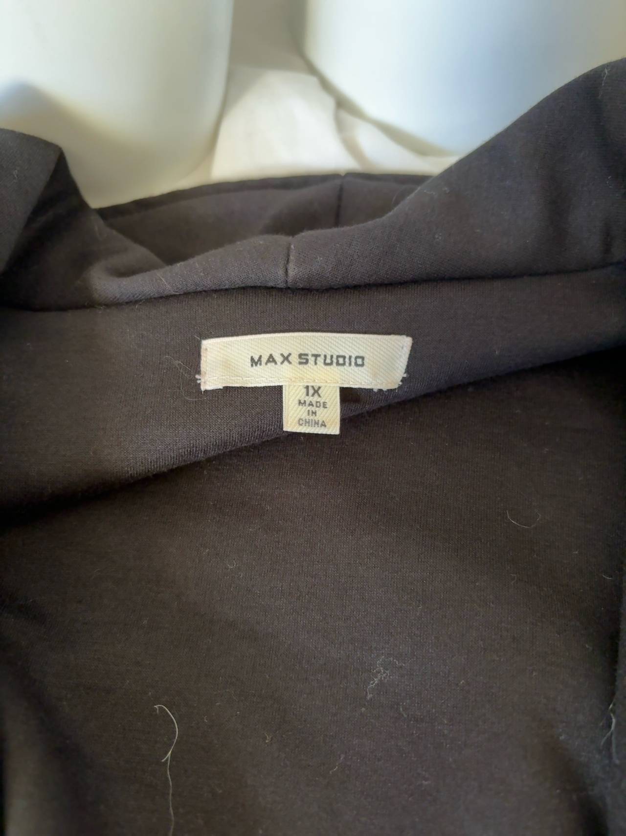 Max Studio Black Plus-size Cardigan Jacket Office Siren Business Casual