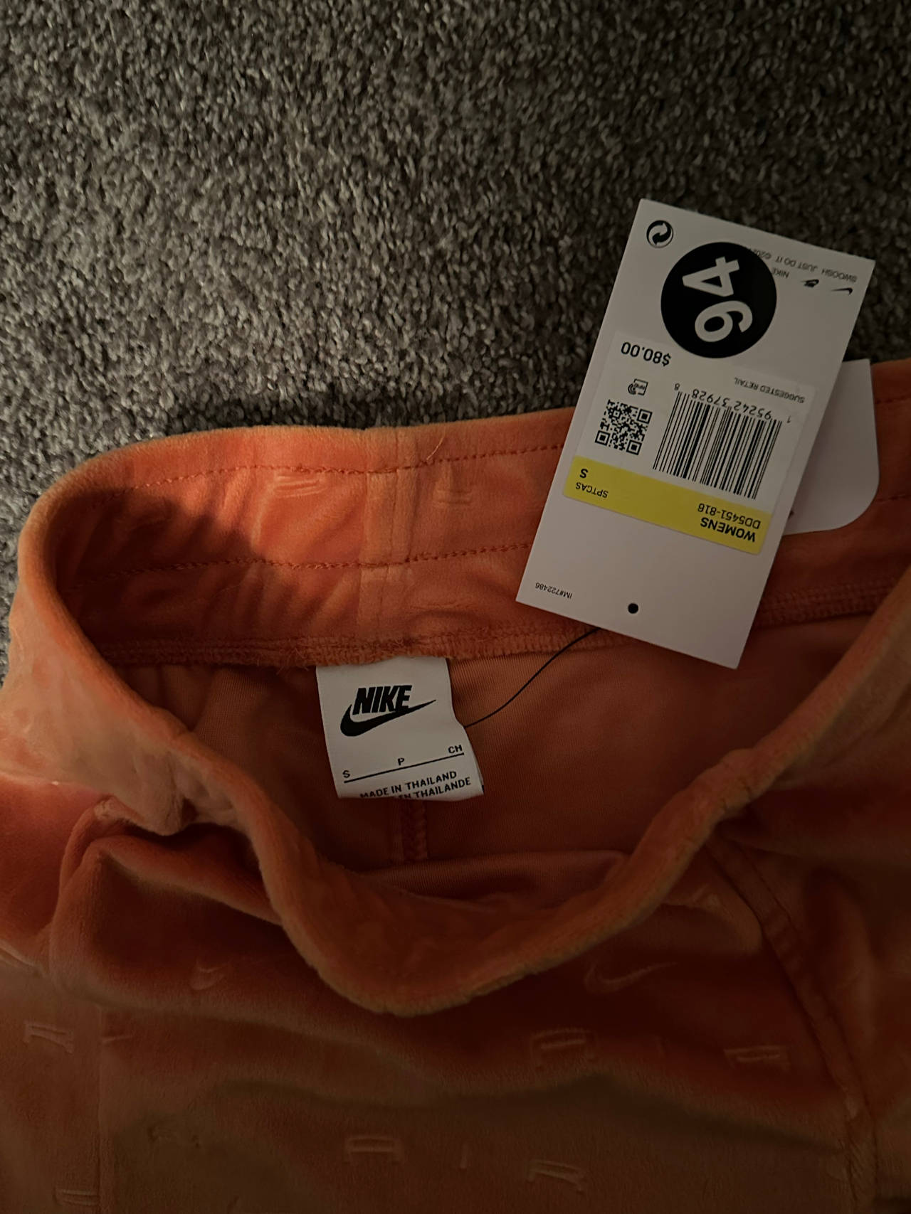 Nike Air Velour High-Rise Trousers Madder Root