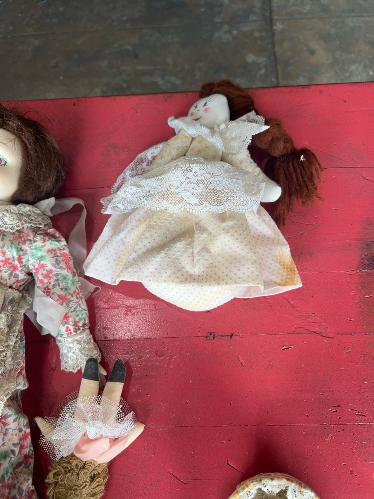 Ozark Mountain Crafts Handmade Lace Rag Doll