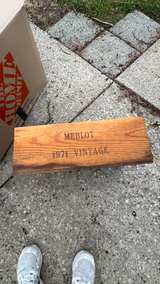 Louis Bert & Cie Vintage Wooden Wine Crate - Image 4