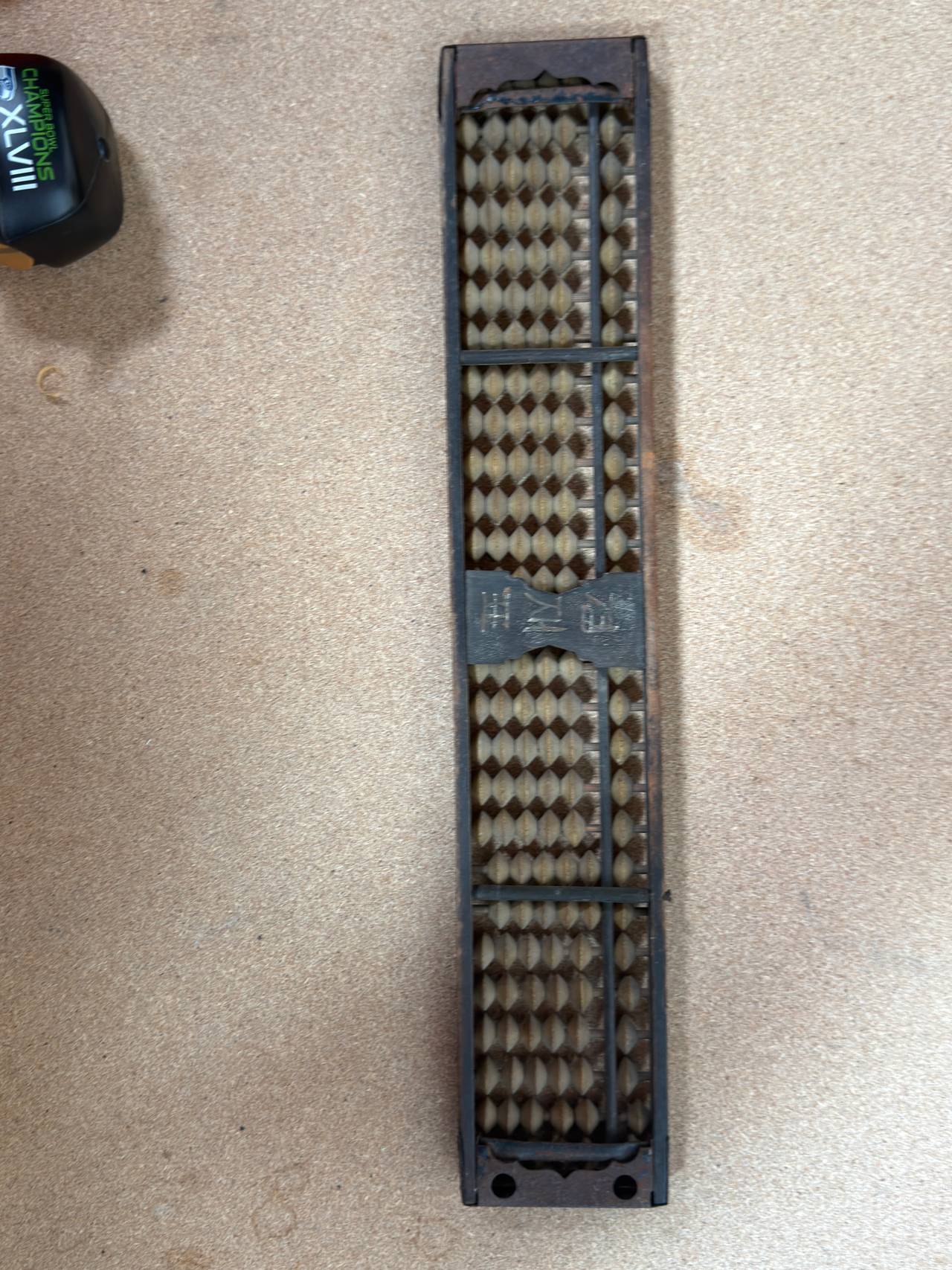 Vintage Korean Wooden Soroban Abacus