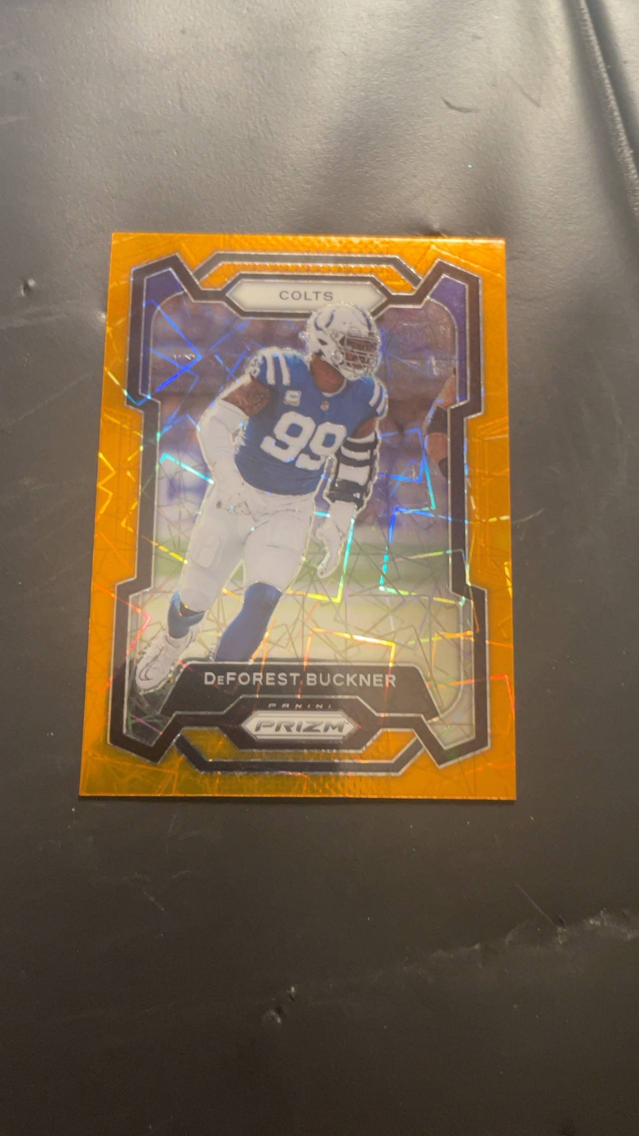 Panini Prizm 2023 DeForest Buckner Orange Disco #125