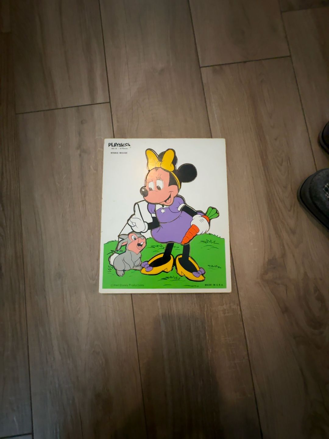 Playskool Minnie Mouse & Thumper 8-Piece Wooden Puzzle