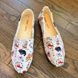 TOMS Alpargata Holiday Cats Slip-On Shoes women’s size 8W - Image 5