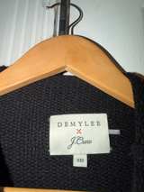 J. Crew Black Knit Sweater x DEMYLEE Size XXS - Image 1