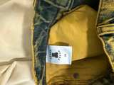 Teddy Fresh Yellow Acid Wash Denim Shorts - Image 2