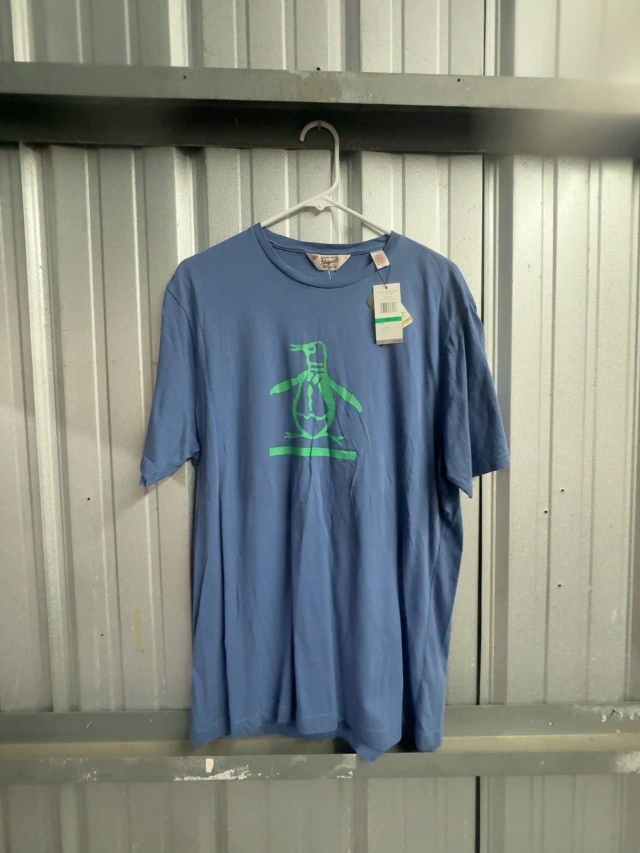 Original Penguin Pete Graphic T-Shirt Blue L
