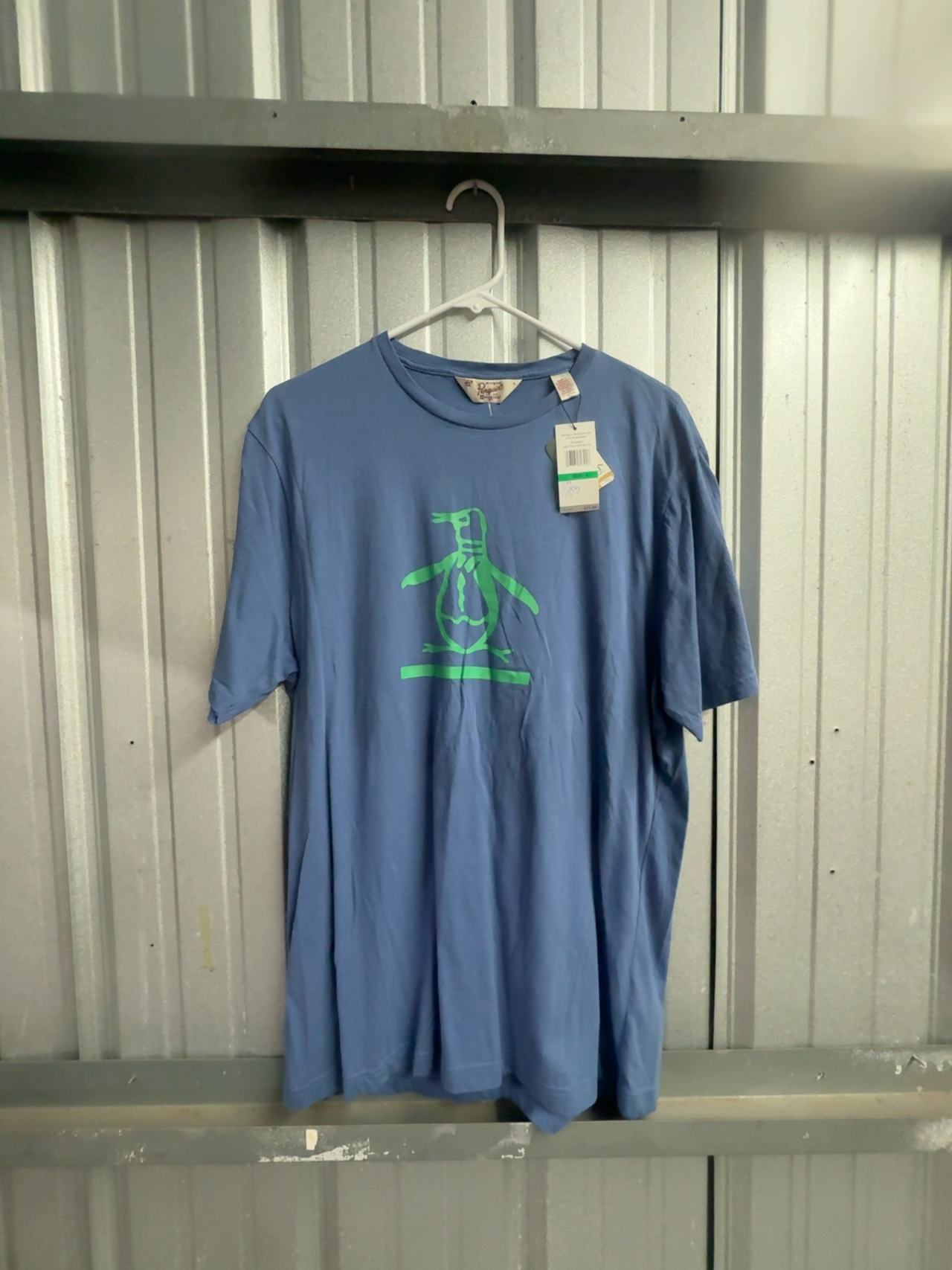 Original Penguin Pete Graphic T-Shirt Blue L