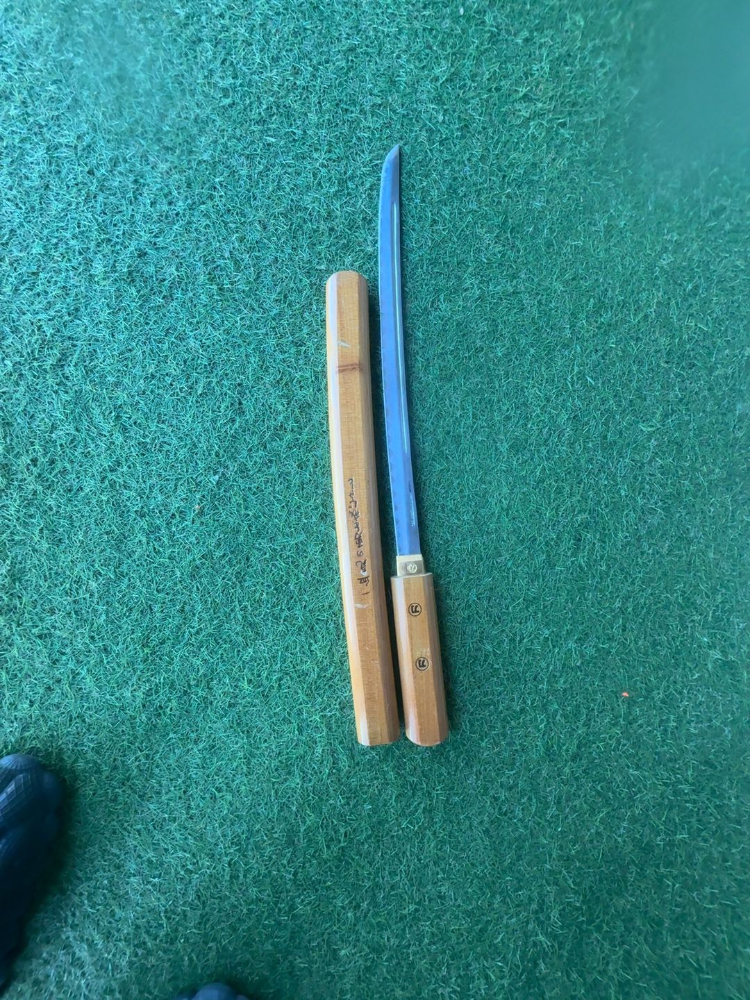 Japanese Katana Sword with Wooden Scabbard