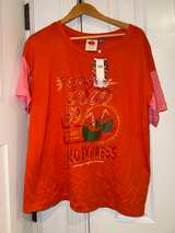 Farm for Anthropology Rio Graphic Print T-Shirt Red - Image 1