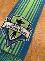 Adidas Seattle Sounders FC Green/Blue Scarf - Image 2