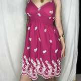 Pink Embroidered Sundress - Image 1
